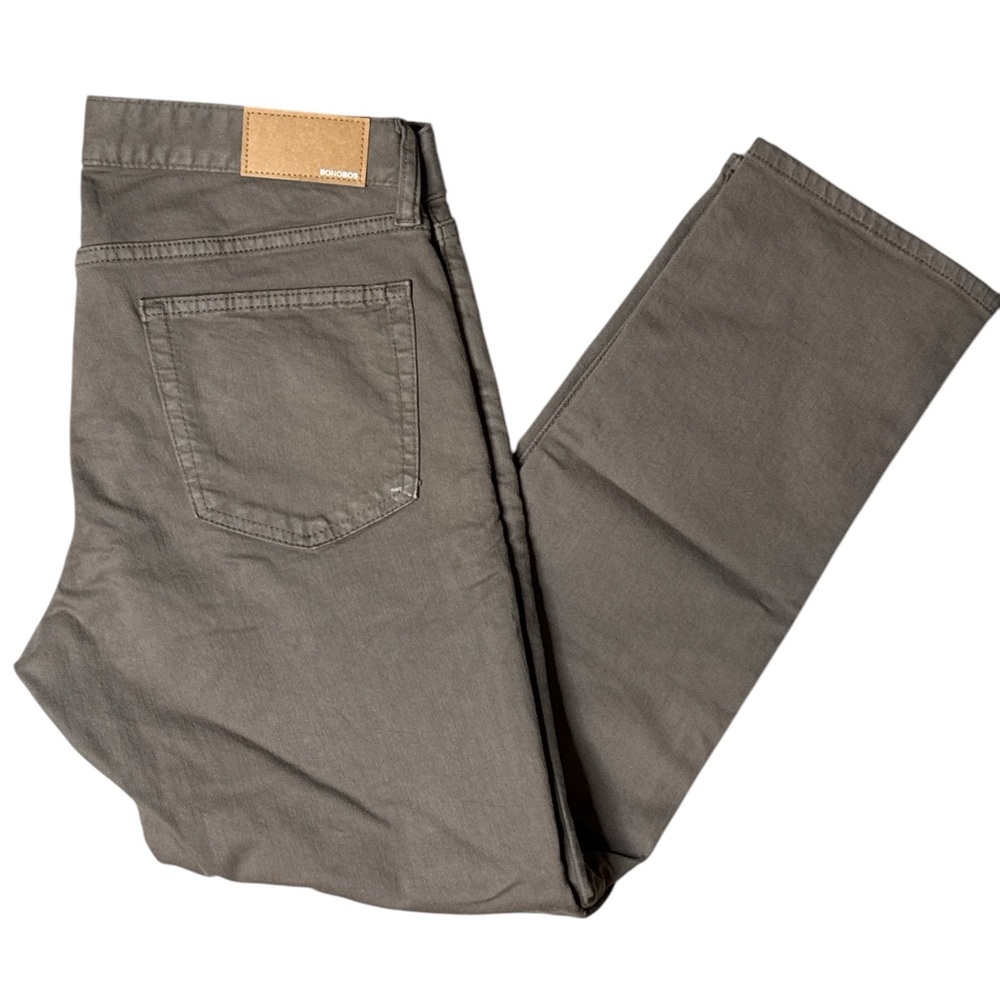 Bonobos Travel 5 Pocket Jeans, Size 33/30 Slim, Vintage Gray